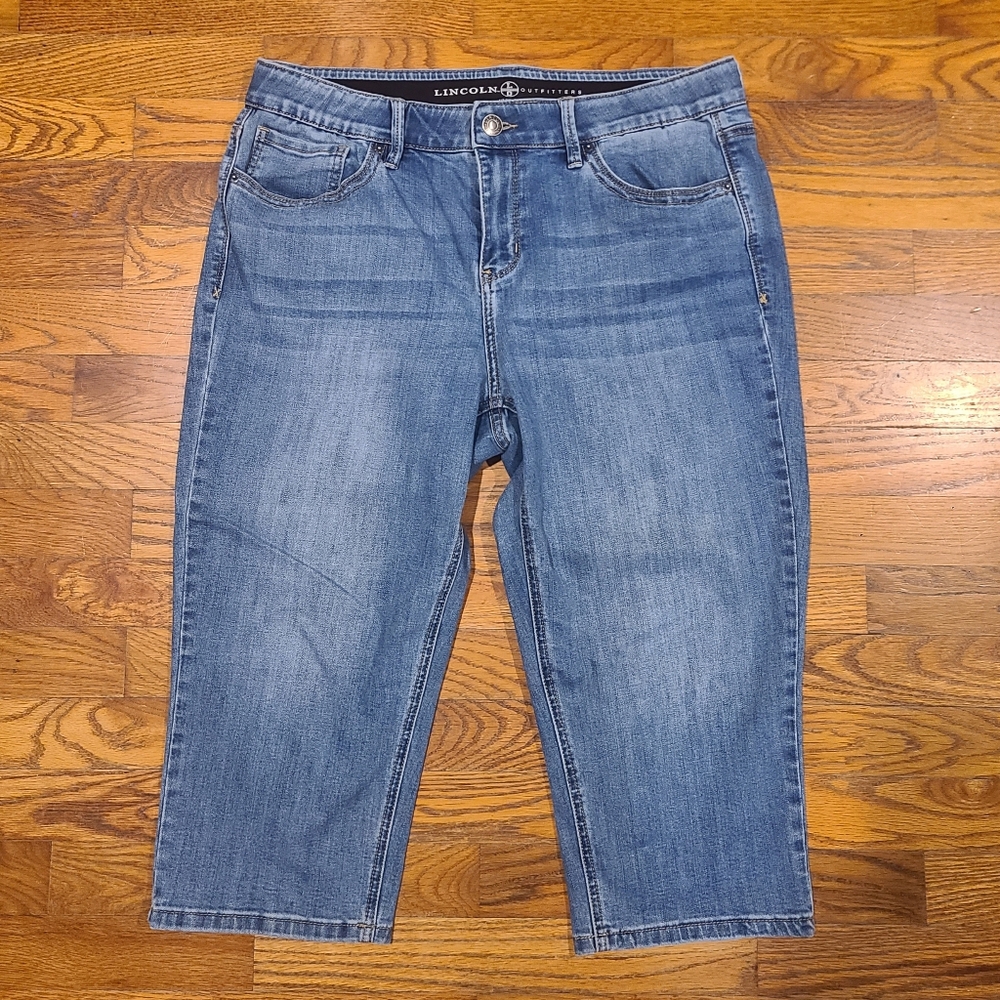 Lincoln Outfitters Capris Stretchy Waistband Womens Size 14